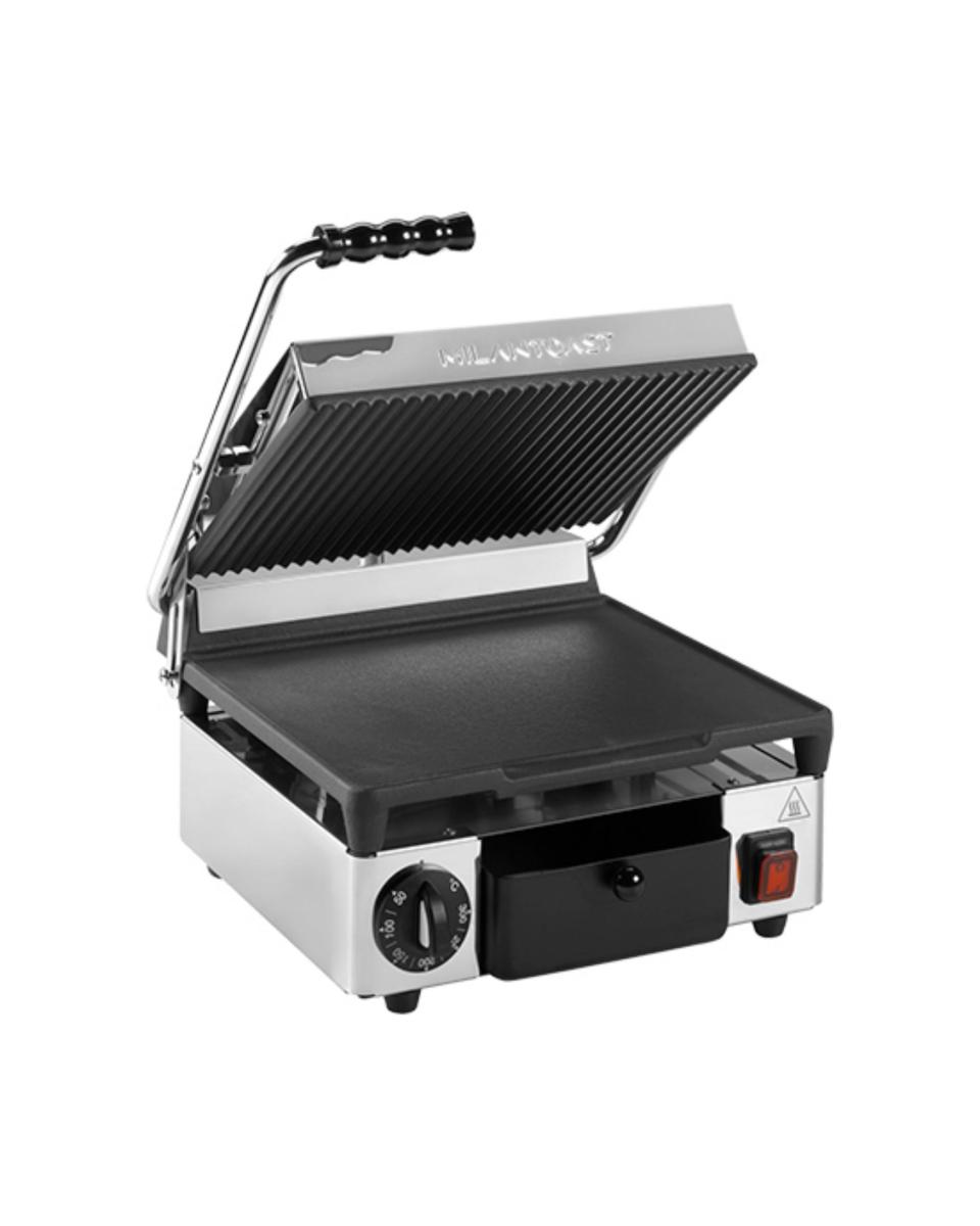 Contactgrill - Glad / Ribbel - 230V - B 32 CM - Milantoast