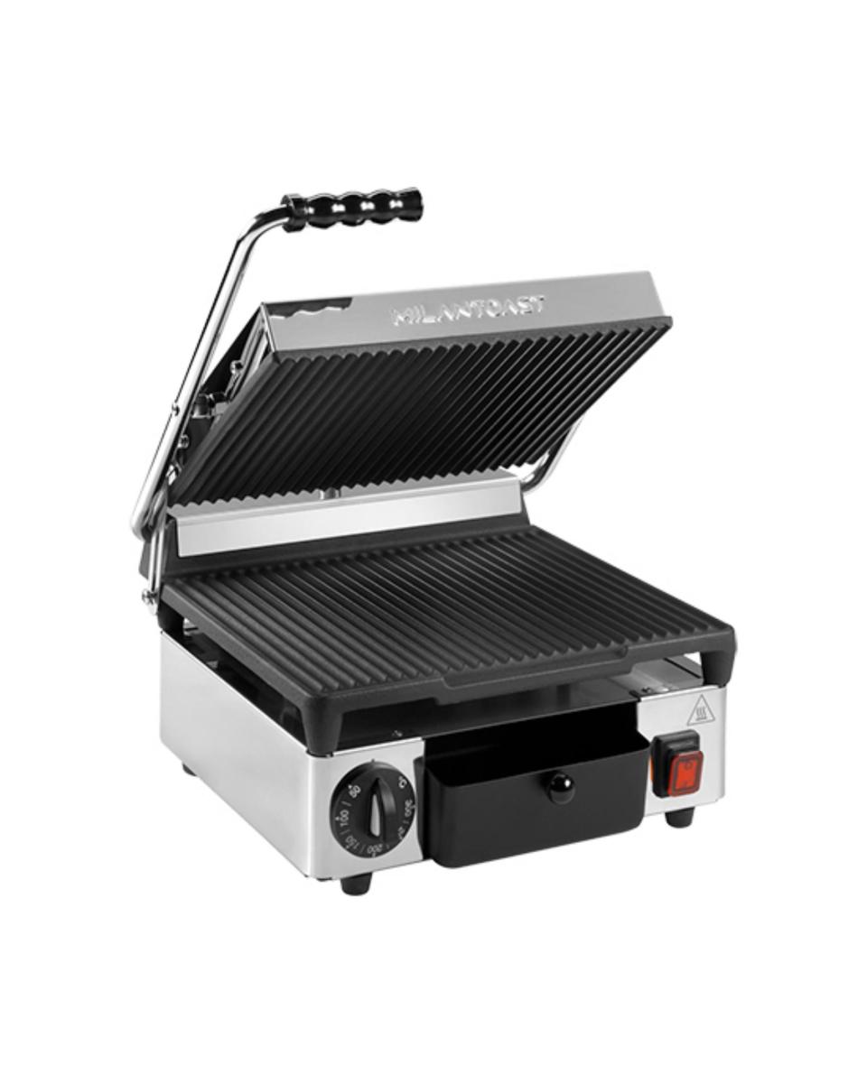 Contactgrill - Ribbel / Ribbel - 230V - B 32 CM - Milantoast