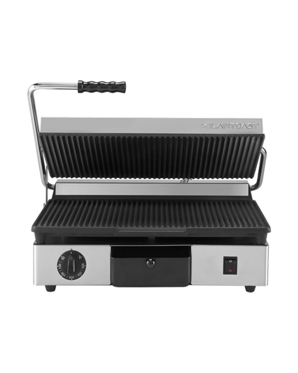 Contactgrill - Ribbel / Ribbel - 230V - Milantoast