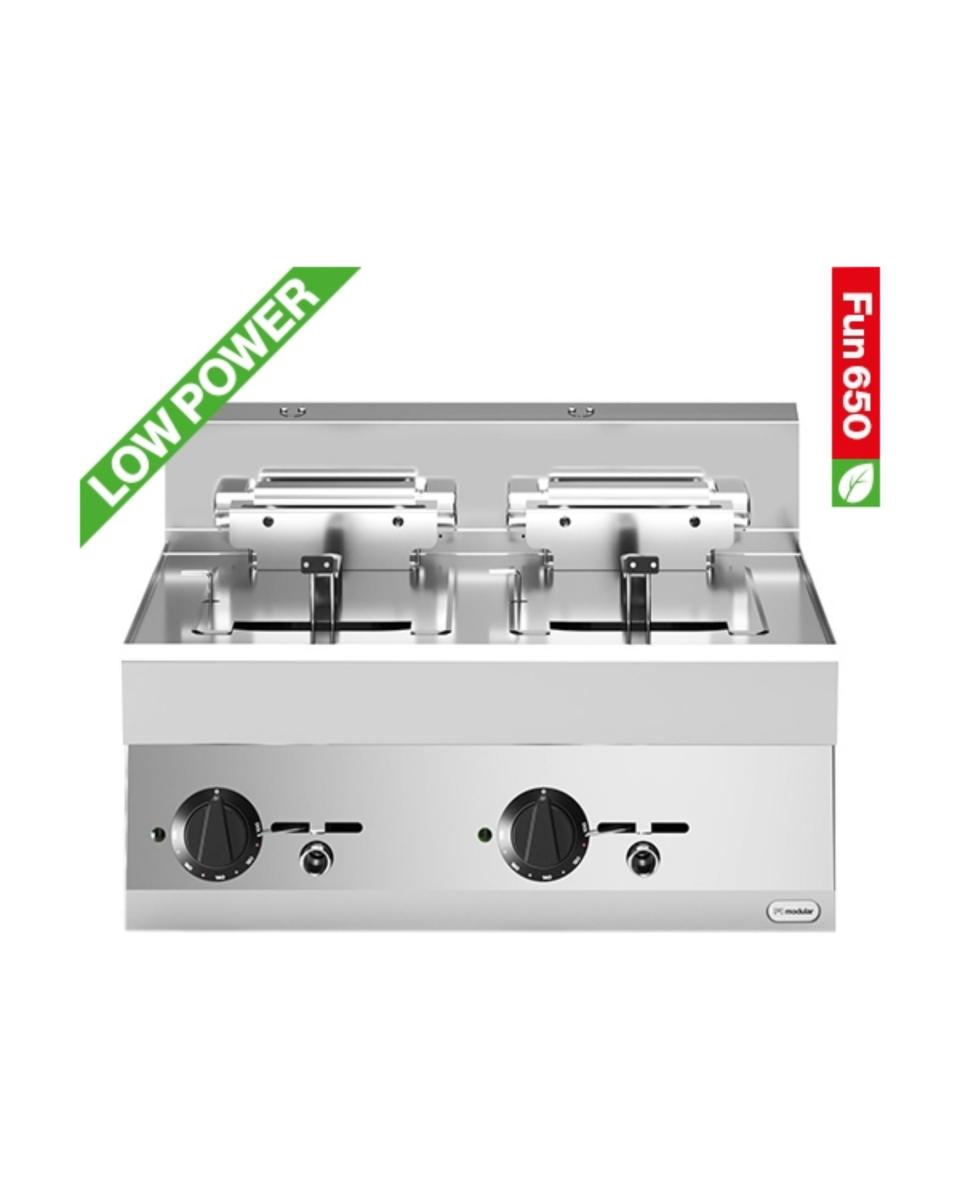 Friteuse - Elektrisch - 2 x 10 L - 400V - Fun 650 Line - Modular