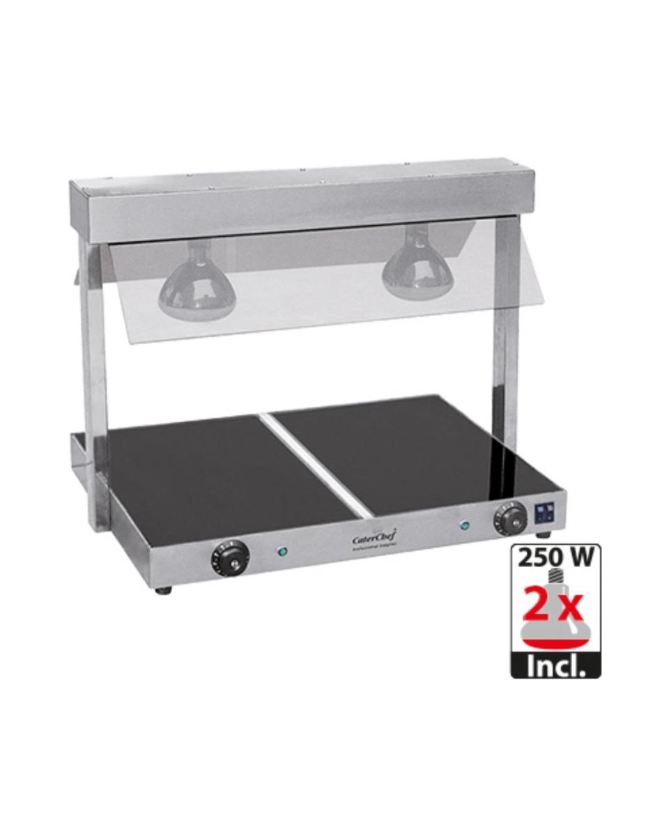 Kochplatte mit Wärmebrücke - 2 x 1/1 GN - Caterchef - 688620