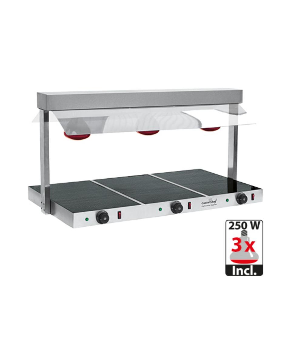 Kochplatte mit Wärmebrücke - 3 x 1/1 GN - Caterchef - 688630