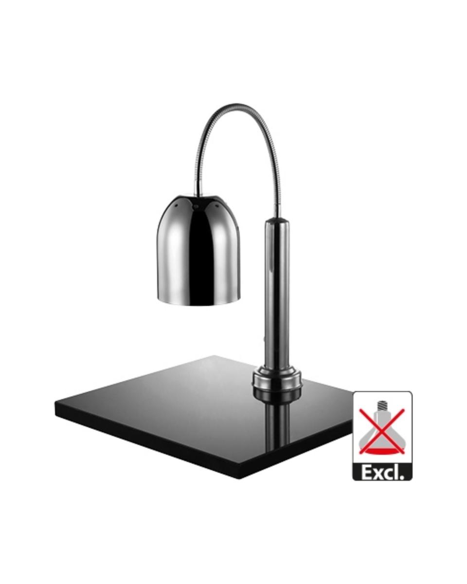 Wärmelampe - 50 x 45 cm - 1 Lampe - Chrom - Caterchef - 688260