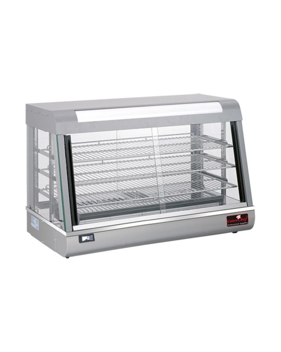 Warmhaltevitrine - Edelstahl / Silber - CaterChef - 680073