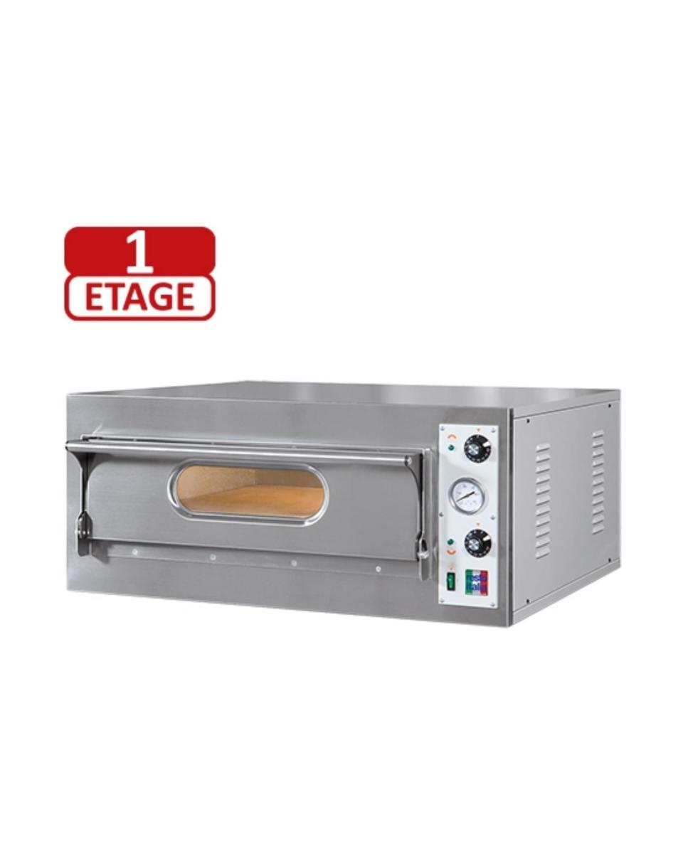 Pizzaofen - 1 Kammer - Edelstahl - Resto Italia - 780040