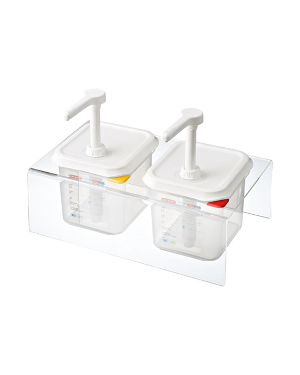 Saucen/Dressing Spender - 2 x 1/6 GN - Araven - 962150