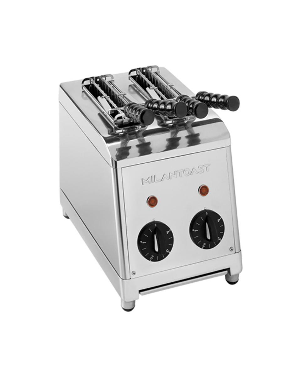 Milan Toast - Toaster - 2 Schlitze - Inox 2 - 420002