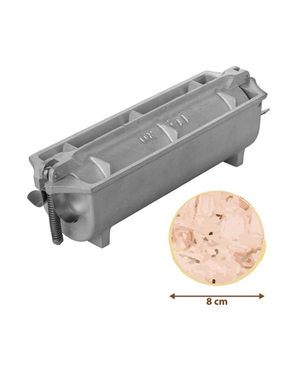 Pastetenform - Aluminium - Ø 8 cm - 065004