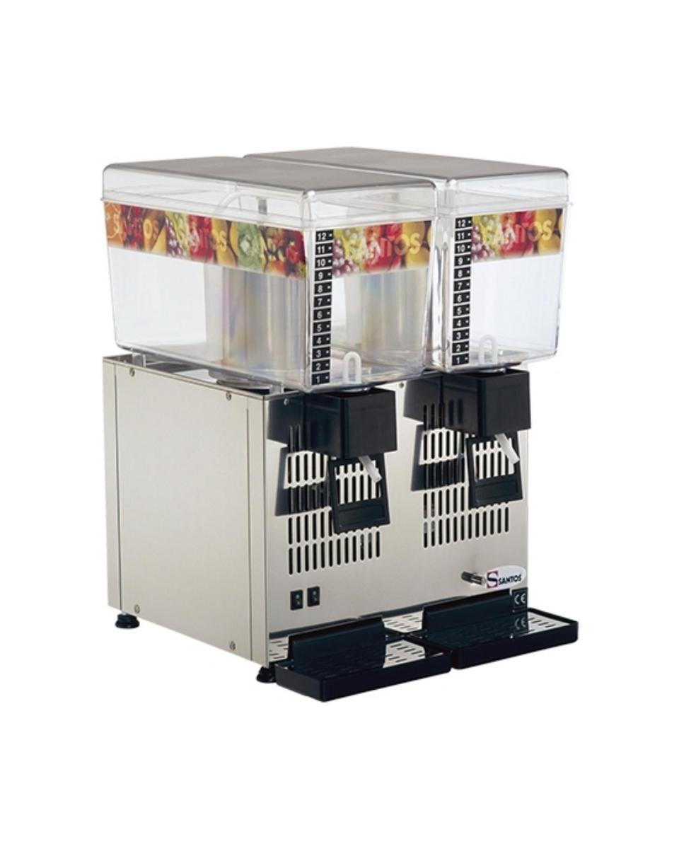 Getränkespender - 2 x 12 l - Polycarbonat - Santos - 408072