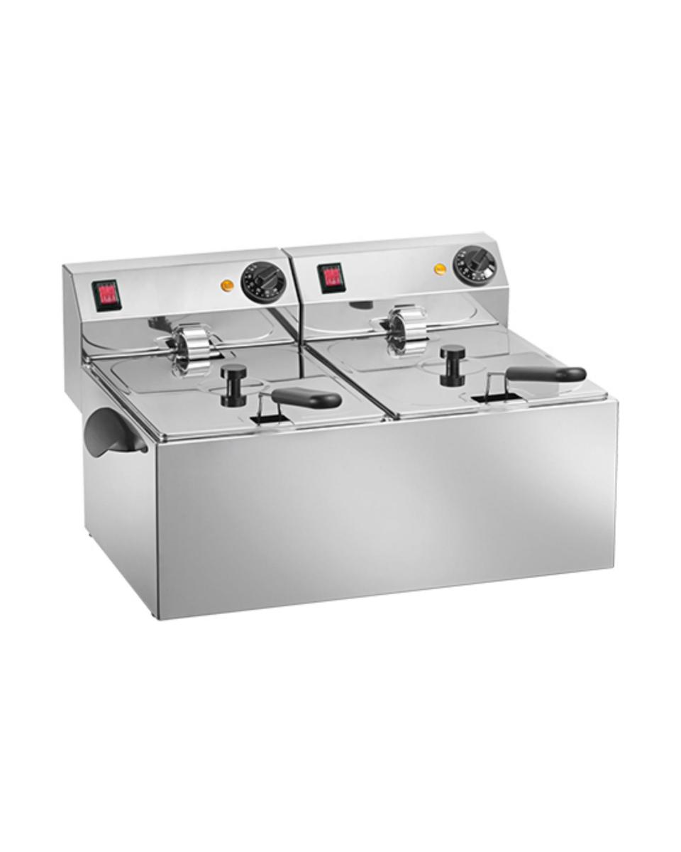Titan - 2 x 8 Liter - 508128 | Gastro Fritteuse