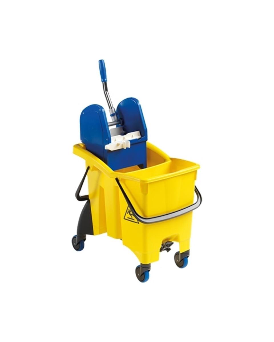 Mopp-Trockenwagen 2 Fach mit Mopppresse