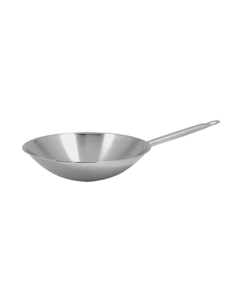 Wok - Edelstahl - 36 cm