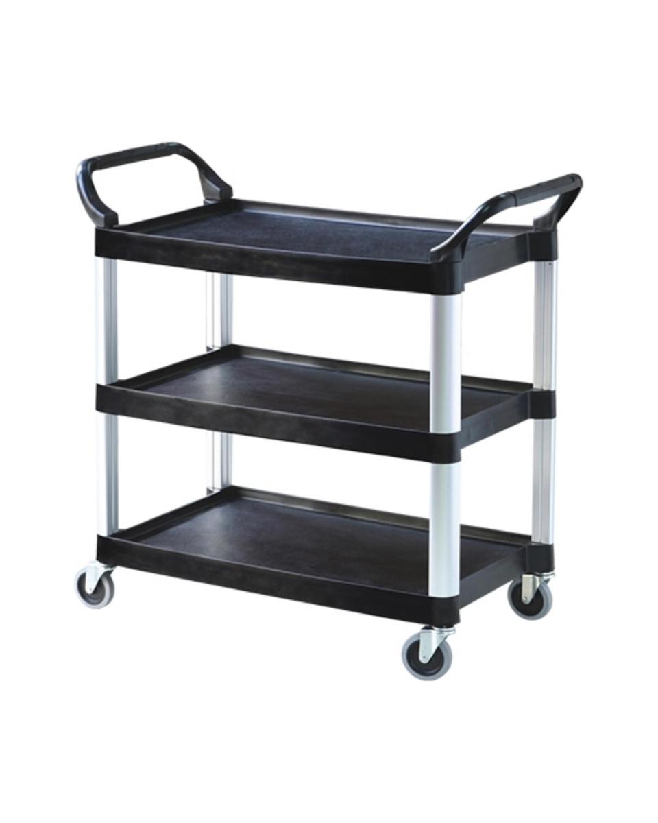 Kunststoff-Servierwagen - 3 Etagen - demontierbar - 722001