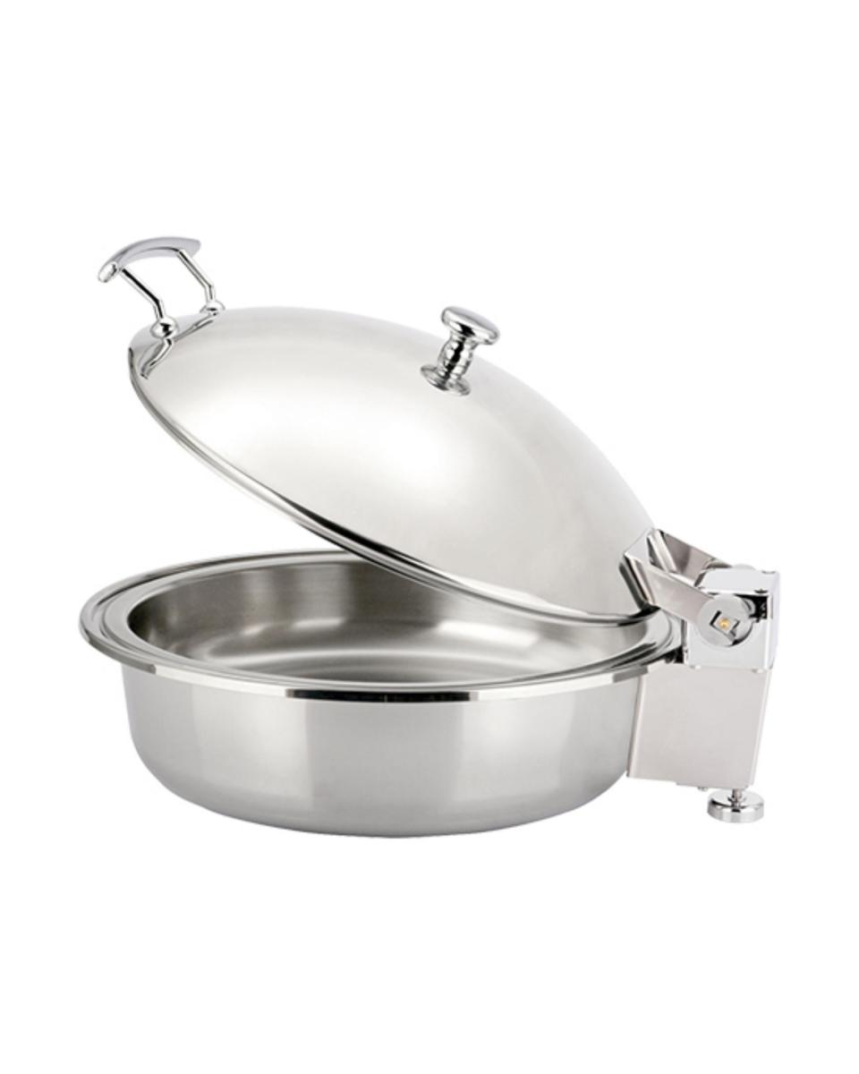 Chafing Dish rund mit Edelstahldeckel