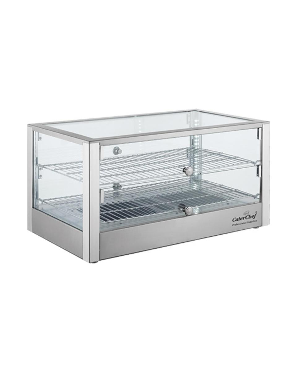 Warmhaltevitrine - 60x34 cm - CaterChef - 680045