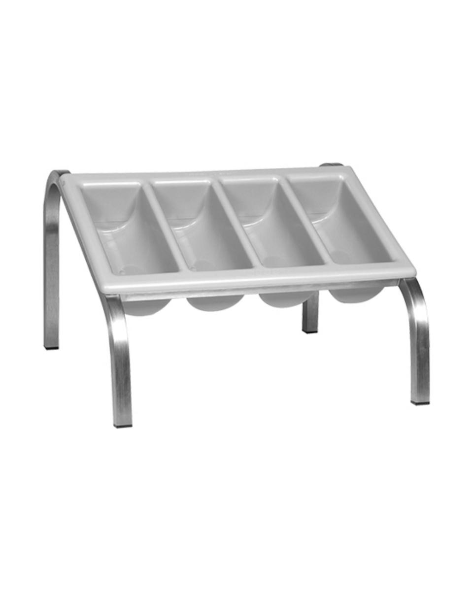 Buffet Besteckhalter - Edelstahl - 28 x 54 x 33 cm - 921014