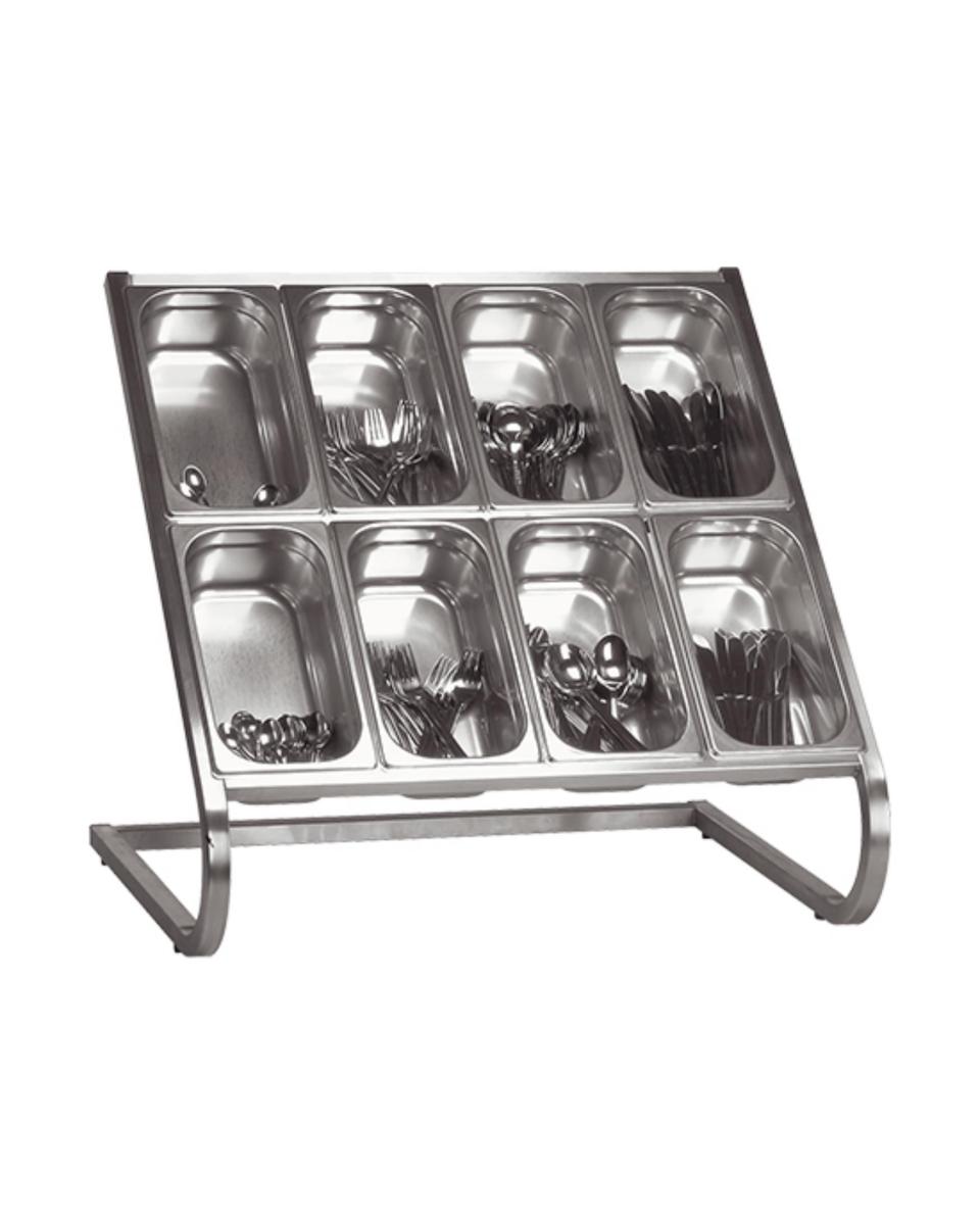 Buffetverteilungs- / Garniereinheit - Edelstahl - 66 x 73 x 60 cm - 921038