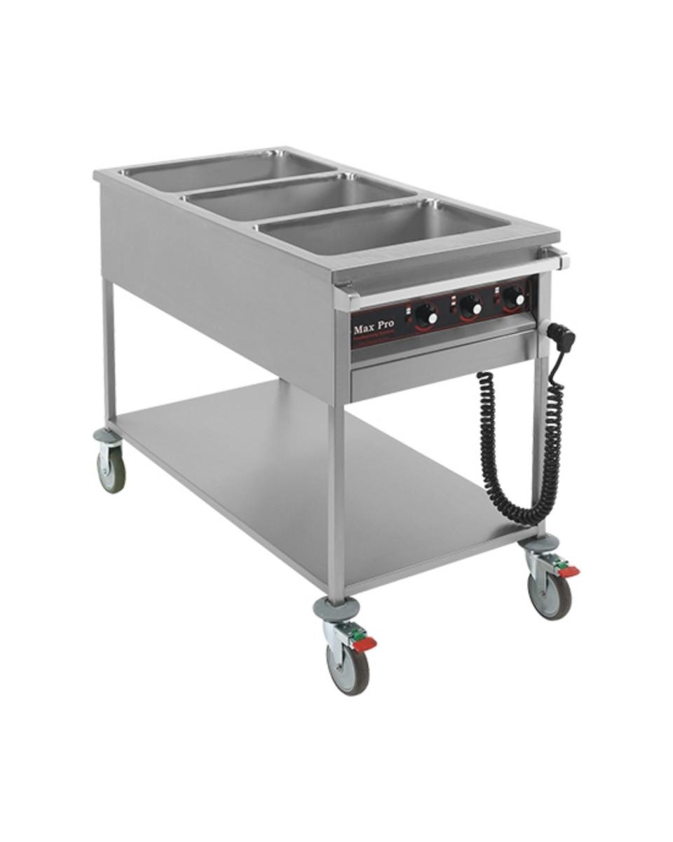 Bain-Marie-Wagen - 3 x 1/1 GN - Max Pro - 921351