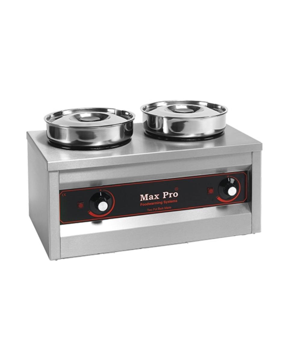 Schokoladenwärmer - 2 Töpfe - Max Pro - 921552