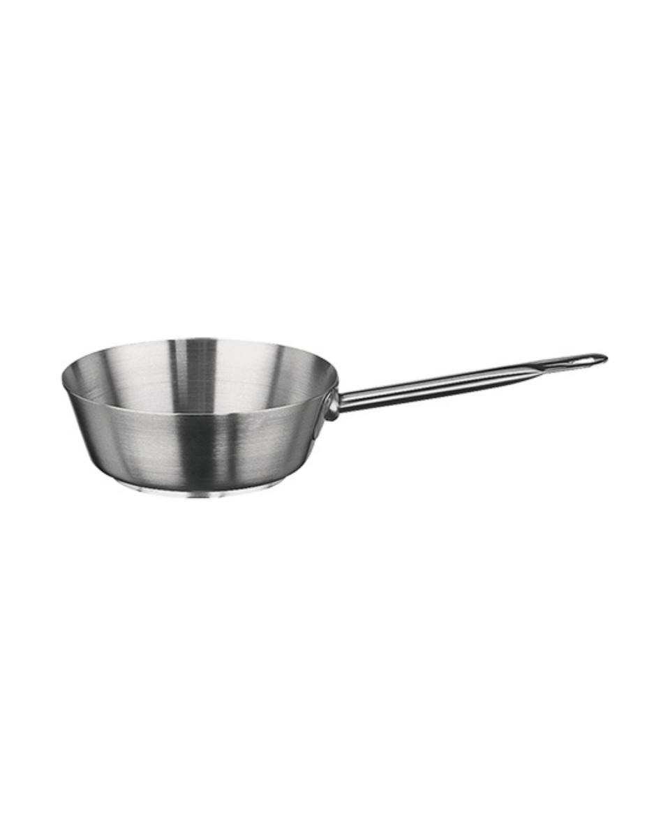 Sauteuse - Edelstahl - konisch - 24 cm