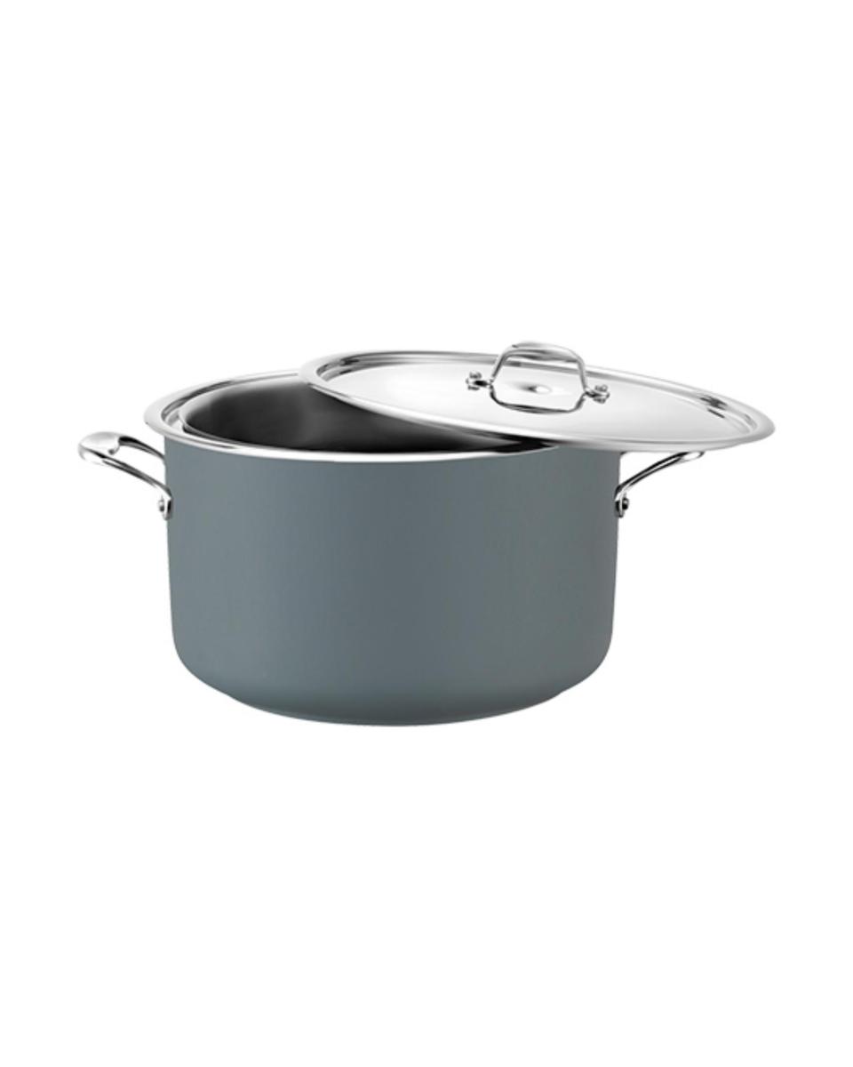 Bain-Marie-Pfanne – H 16 cm – 4,28 kg – Ø28 cm – Edelstahl 18/10 – 5,4 Liter – Pujadas – 720974