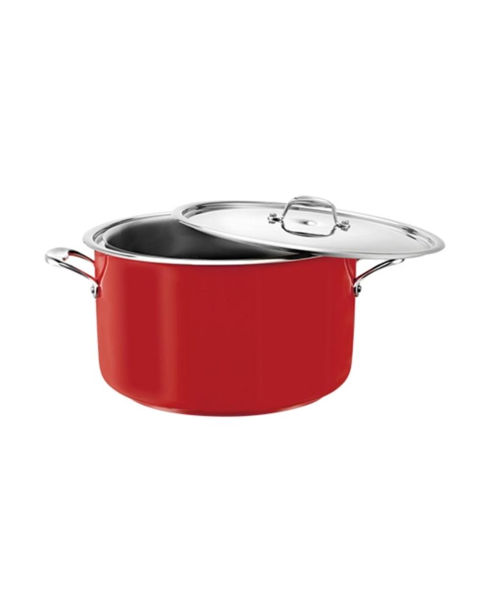 Bain-Marie-Pfanne – H 16 cm – 4,28 kg – Ø28 cm – Edelstahl 18/10 – 5,4 Liter – Pujadas – 720984