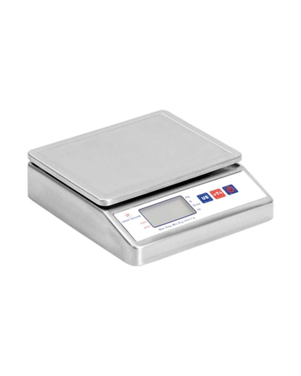 Waage – H 7 x 20 x 21,5 cm – 1,7 kg – Edelstahl – Louis Tellier – 208063