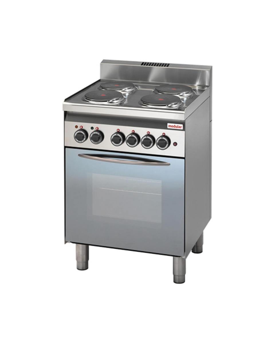 Herd – H 85 x 60 x 60 CM – 56 KG – 380–415 V – 8300 W – Edelstahl – +150 °C / +300 °C – modular – 316693