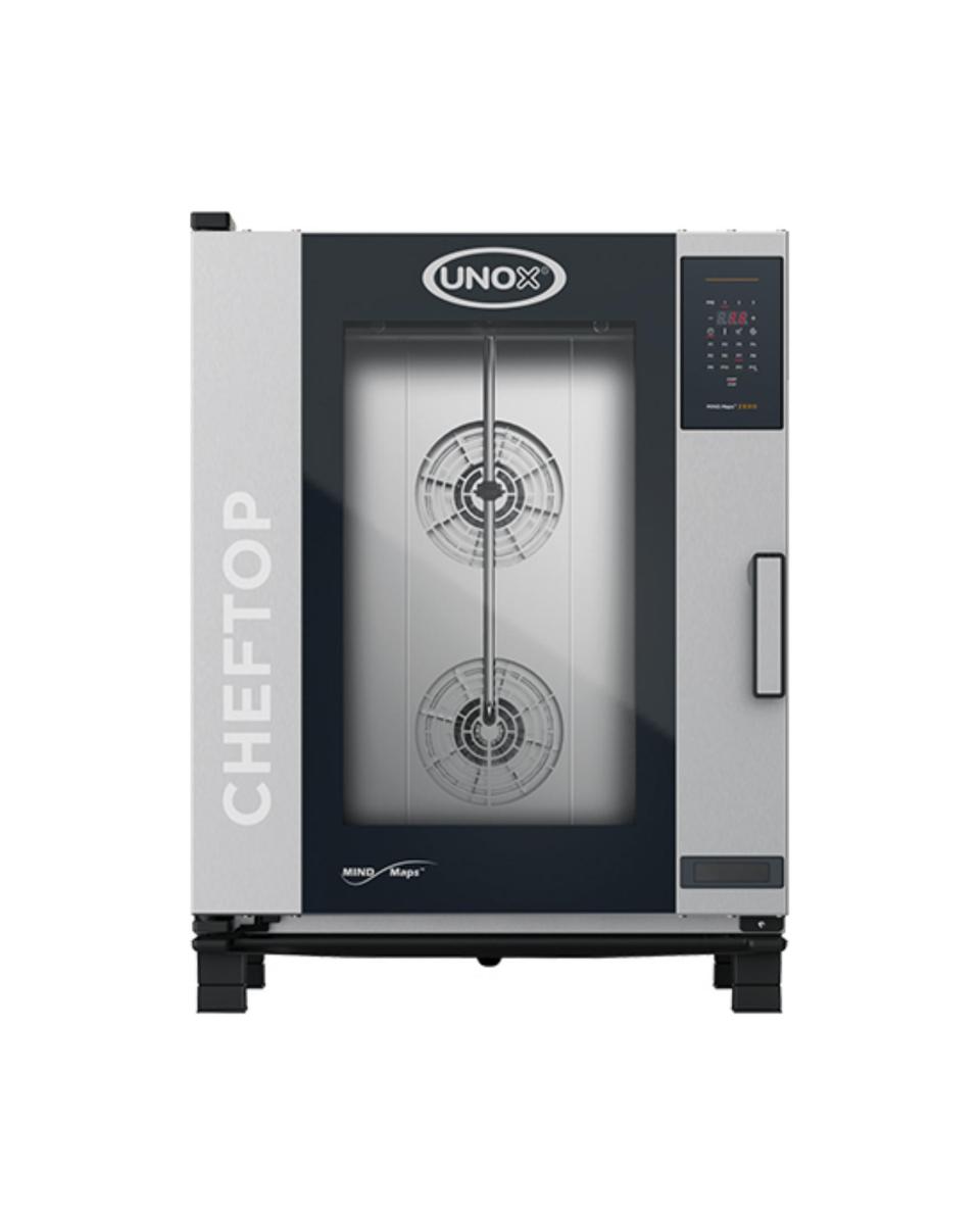 Cheftop Mindzero - H 101 x 75 x 78,3 CM - 85 KG - 380 - 415 - Ohne - Stecker V - 18500 W - Edelstahl - +30°C / +260°C - Unox - 596278