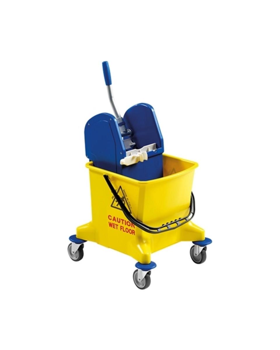 Mopp-Trockenwagen – H 83 x 45 x 33 cm – 4,99 kg – 25 Liter – Denox – 600095