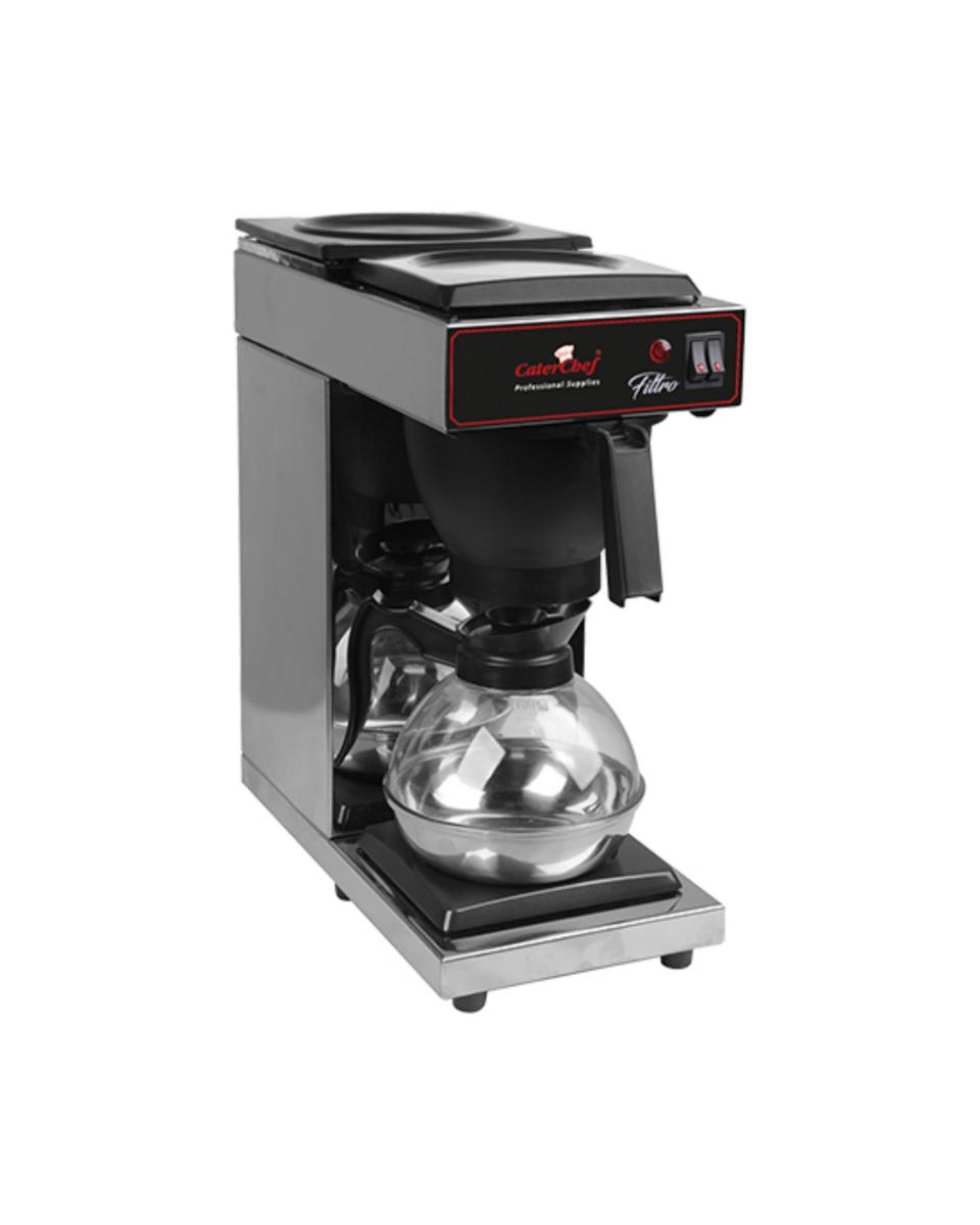 Kaffeemaschine – H 45,3 x 19 x 37 cm – 5.812 kg – 220 – 240 V – 2200 W – Edelstahl – 2 Liter – Caterchef