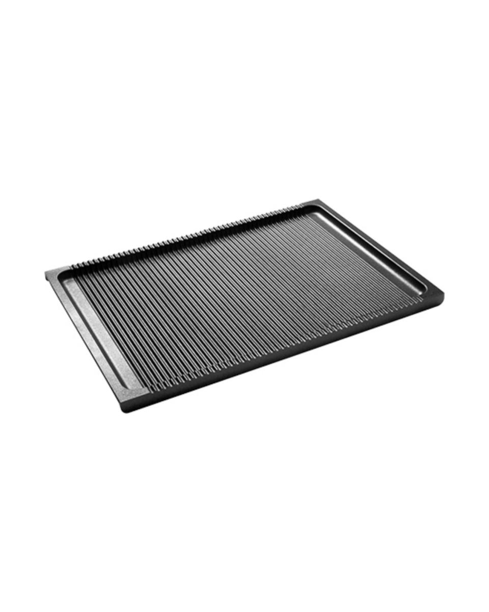 Grillplatte – H 0,6 x 38 x 26,5 cm – 1.033 kg – Aluminiumguss – Risoli – 729001