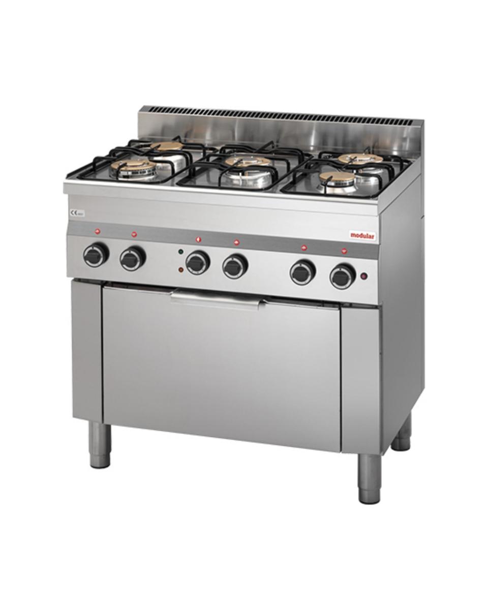 Herd – H 85 x 90 x 60 cm – 78 kg – 220–240 V – 3000 W – 15,5 cm – Edelstahl – +150 °C / +300 °C – modular – 316691