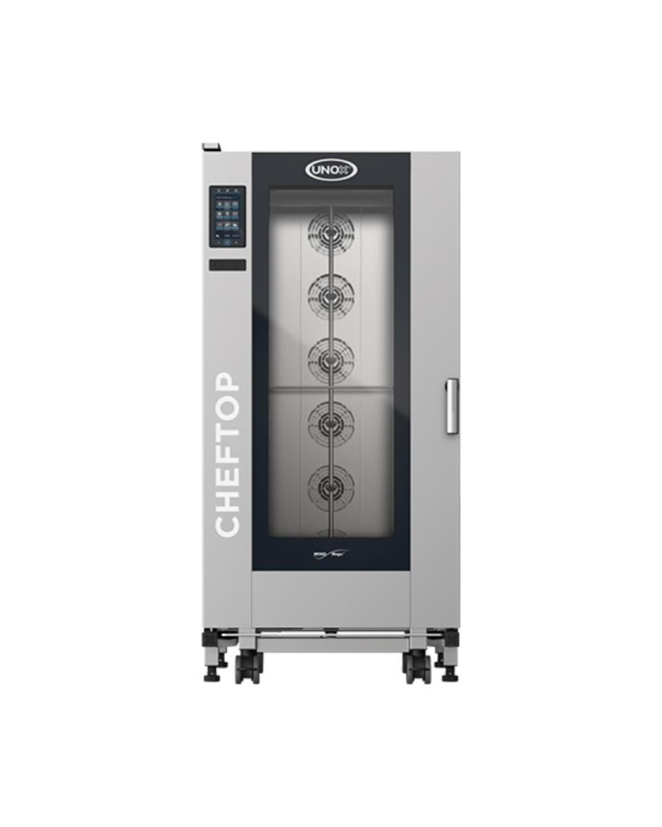 Cheftop Mindplus - H 187,5 x 89,2 x 101,8 CM - 292 KG - 380 - 415 - Ohne - Stecker V - 38500 W - Edelstahl - +30°C / +300°C - Unox - 596265