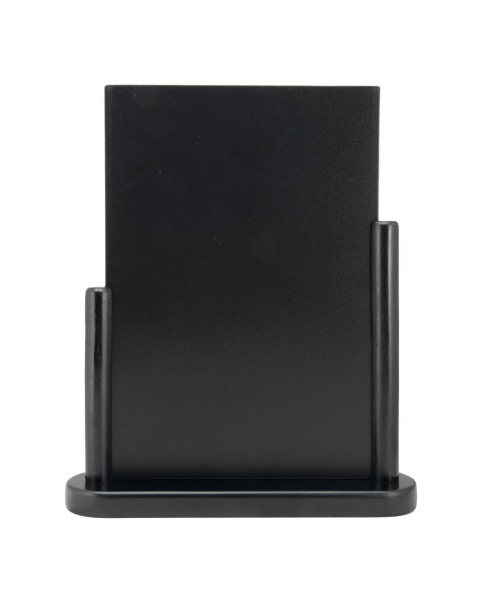 Elegante Tafelkreidetafel - A4 - Schwarz - Securit