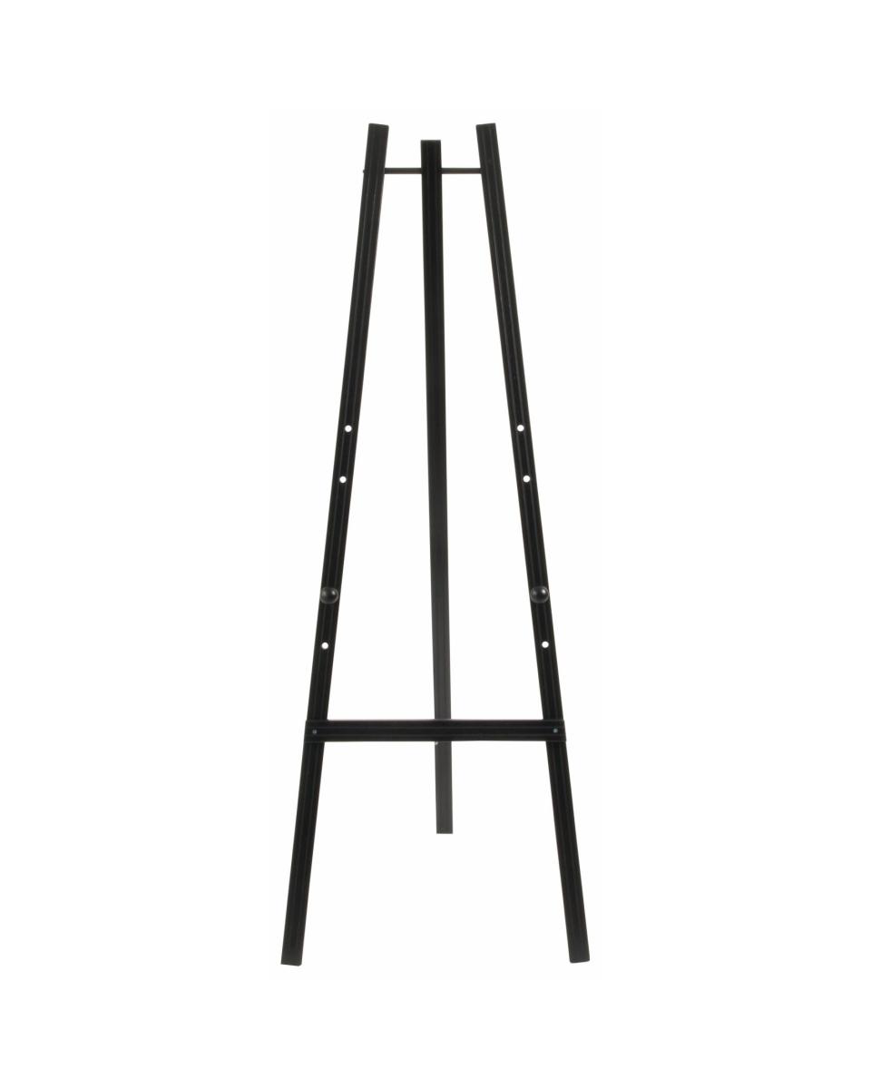 Standardpflasterschild - verstellbar - schwarz - H 166 CM - Securit