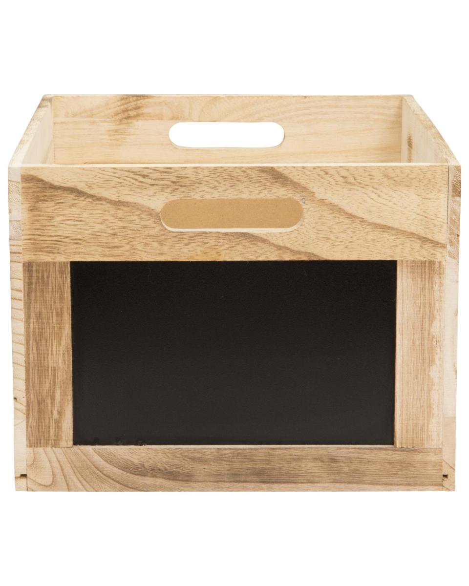 Tischablage - Vintage - Mit Kreidetafel - Holz - H x 28 x B 21 x T 35 CM - Securit