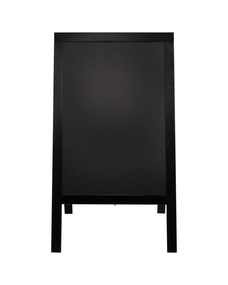 Tafel - Gehweg - H 129,5 x 72 x 6,5 CM - Schwarz - Securit - SBS-BL-120