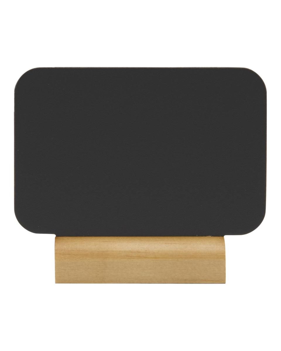 Tafel - Rechteck - 4 Stück - H 17,5 x 13,5 x 2,5 CM - Schwarz - Securit - FBT-RECT-4