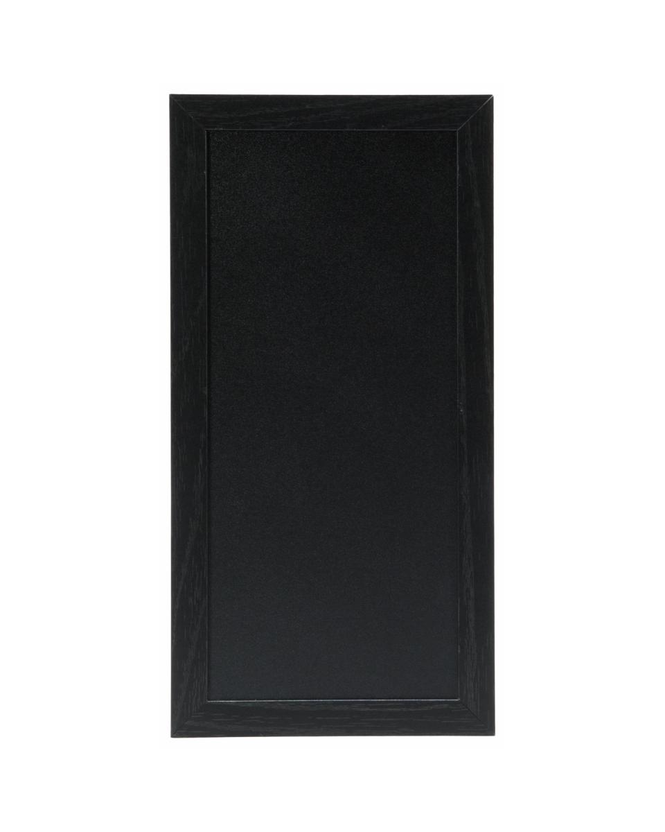 Tafel - Woody - Inklusive Kreidemarker + Montageset - H 40 x 20 x 1 CM - Schwarz - Securit - WBW-BL-20-40
