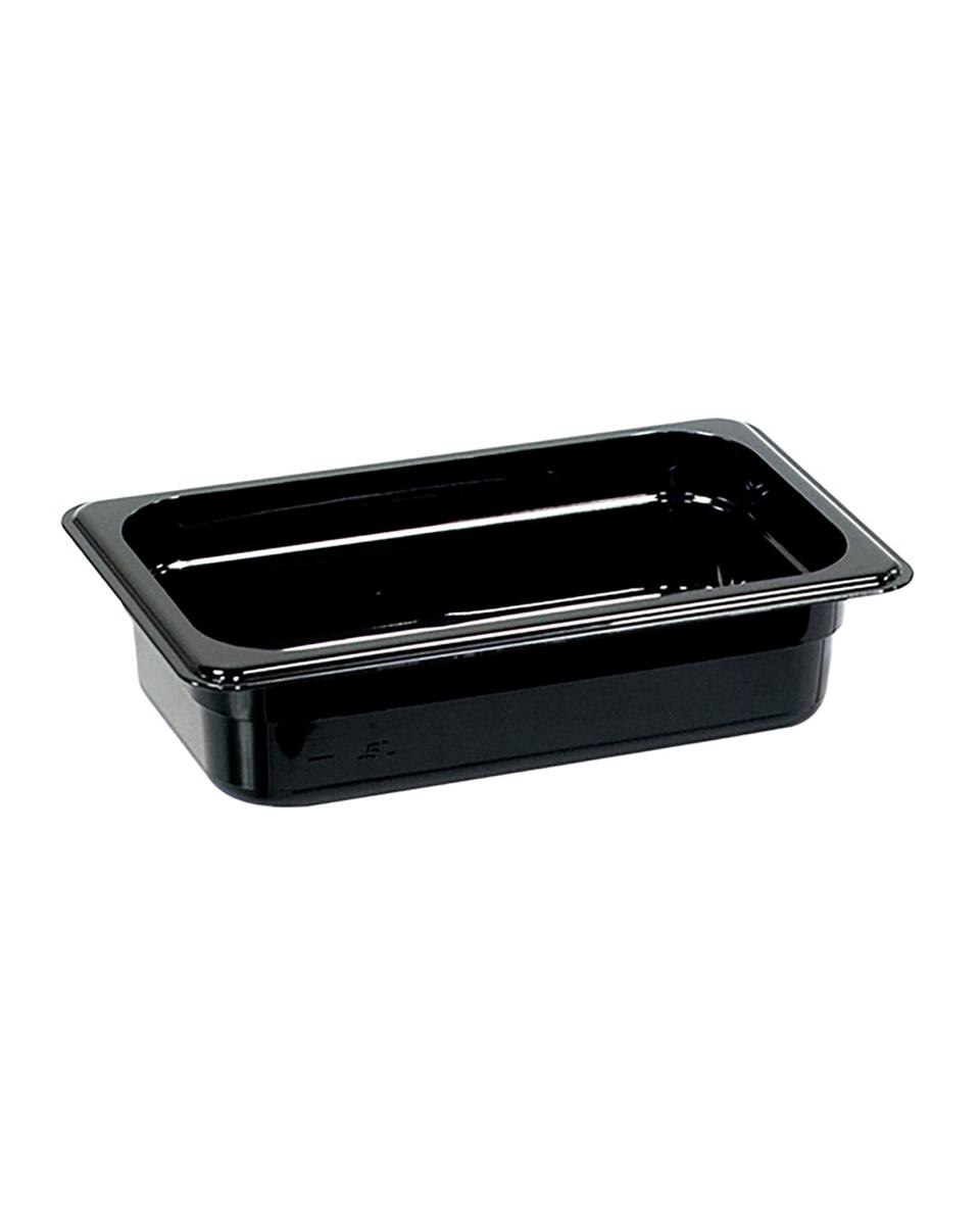 Gastronormbehälter - Polycarbonat - Schwarz - 1/4 GN - 65 mm - G-Line