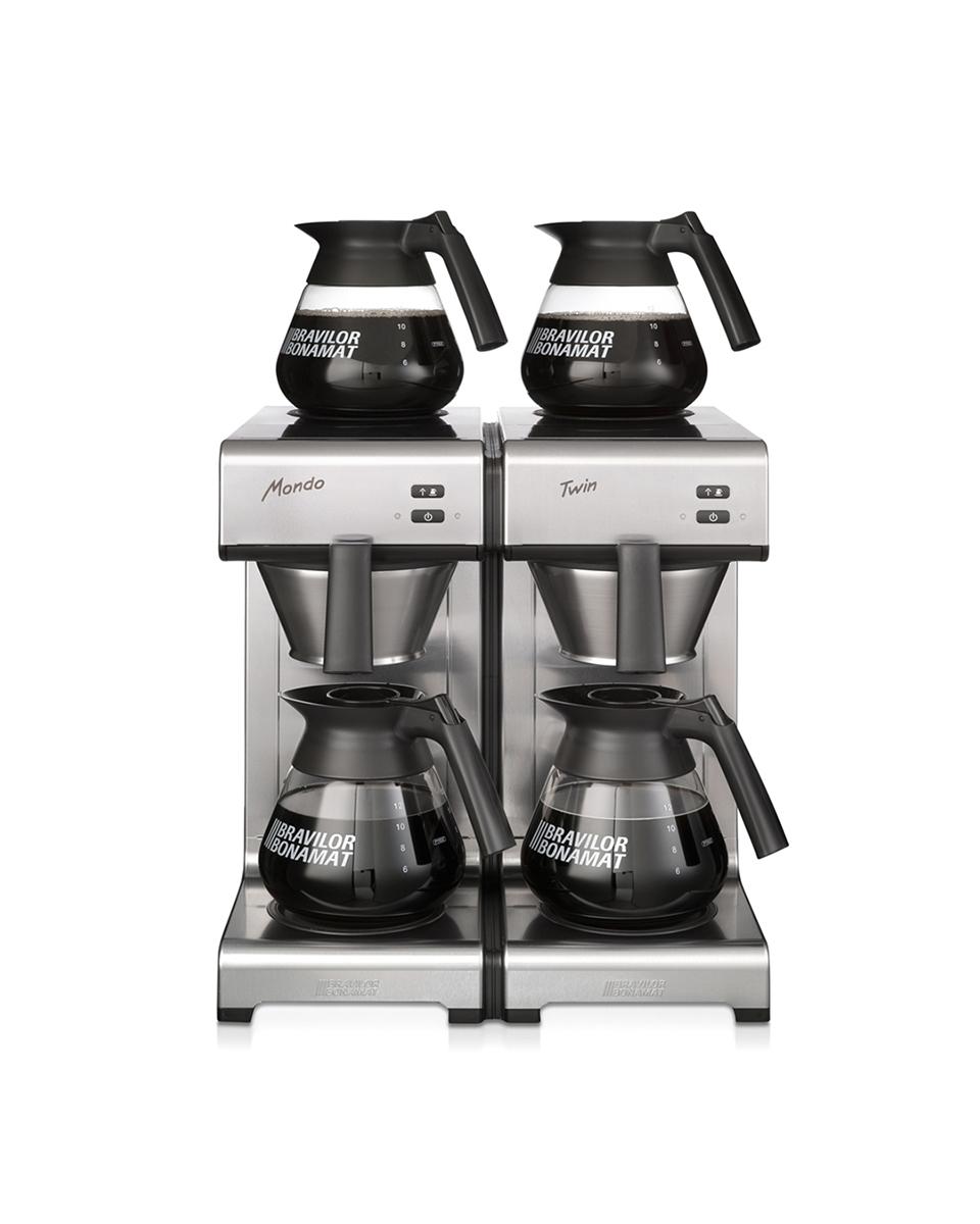 Schnellfilter-Kaffeemaschine - Mondo Twin - 2 x 1,7 Liter - Bravilor - HW52701
