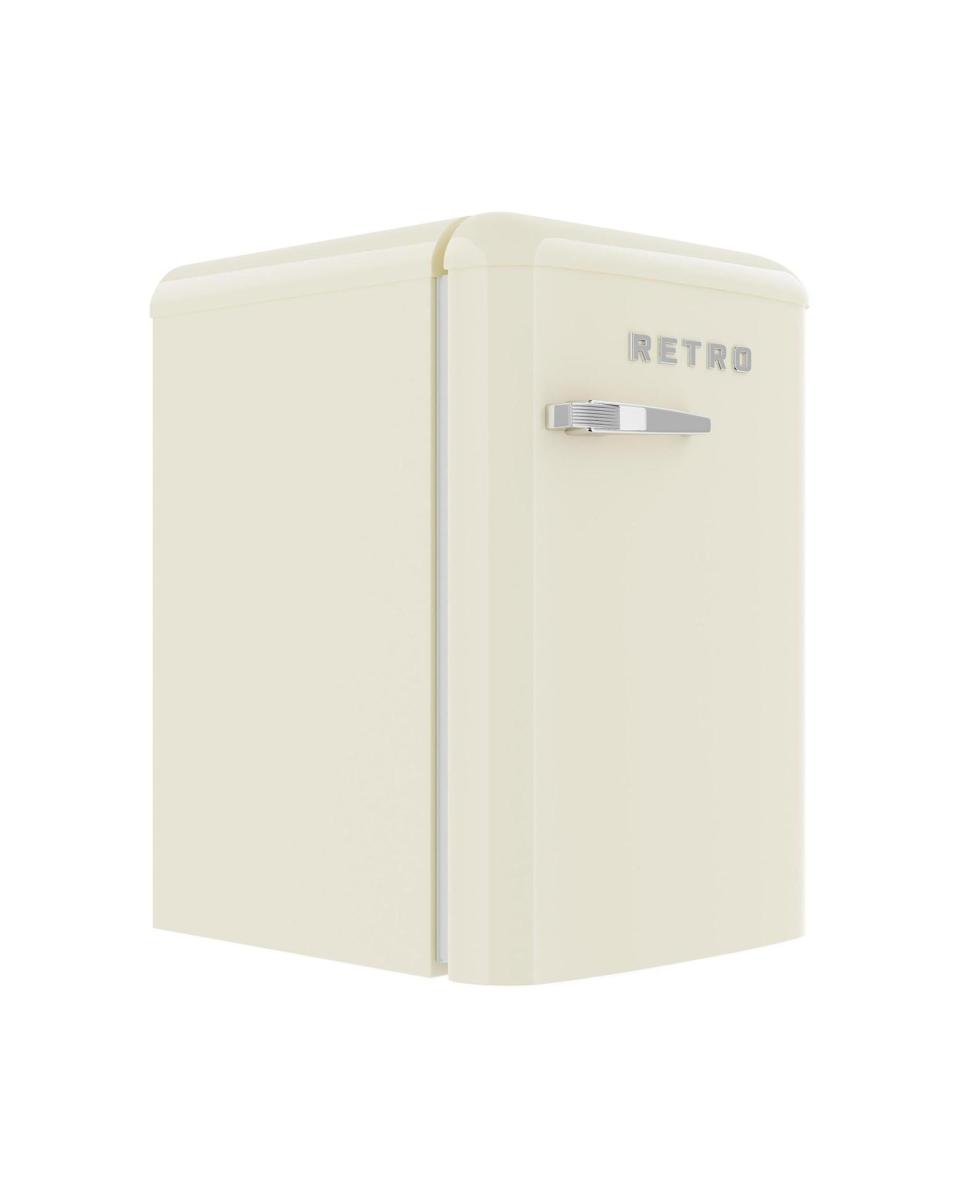 Kühlschrank Retro - 1-türig - Tischmodell - 120 L - Creme - 230V - G-Line
