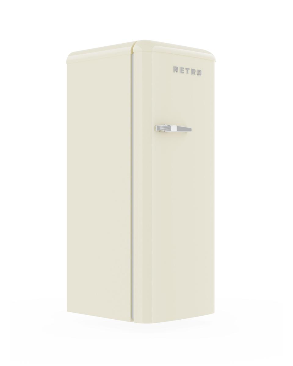Kühlschrank Retro - 1-türig - Gefrierfach - aufrechtes Modell - 194 + 24 L - Creme - 230V - G-Line