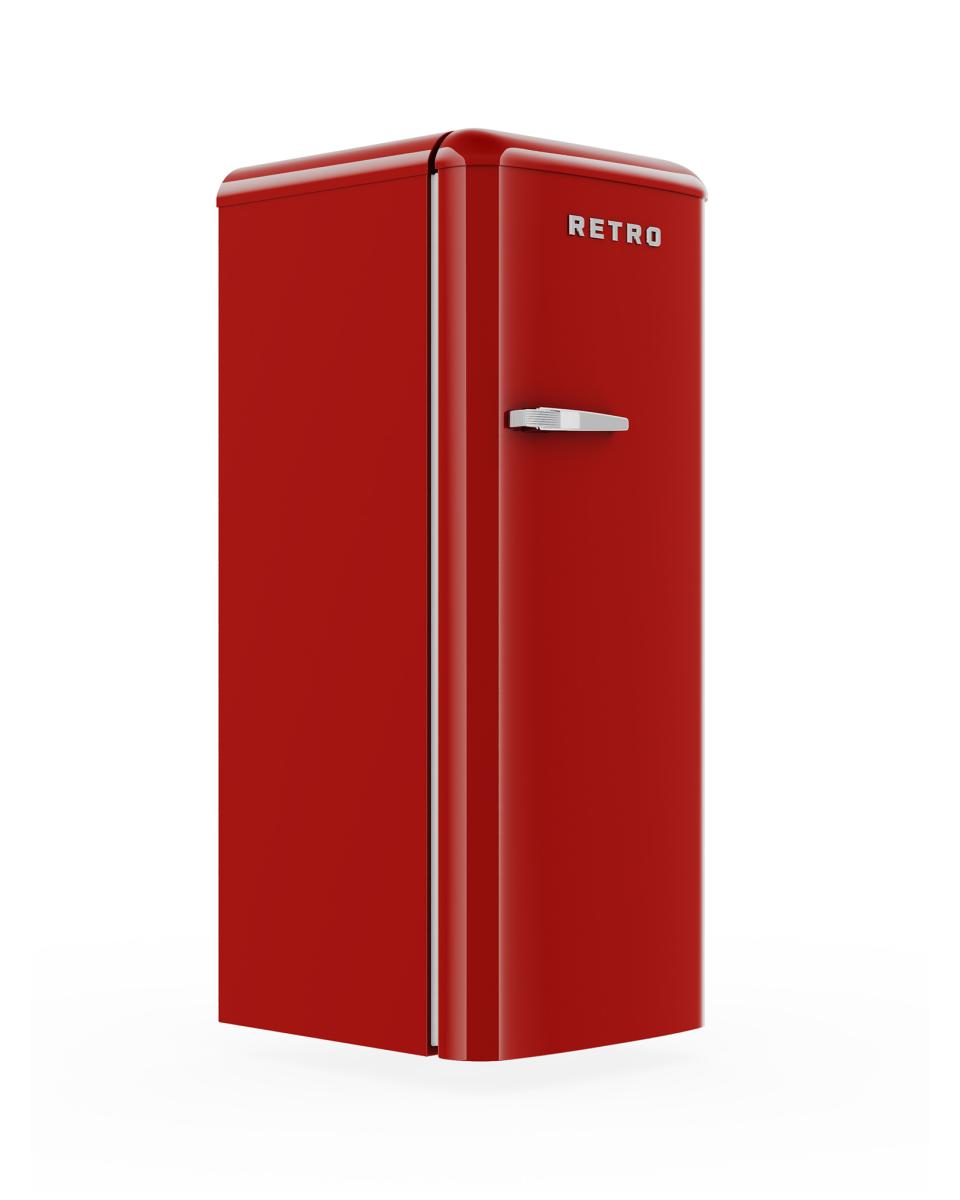 Kühlschrank Retro - 1-türig - Gefrierfach - aufrechtes Modell - 194 + 24 L - Rot - G-Line