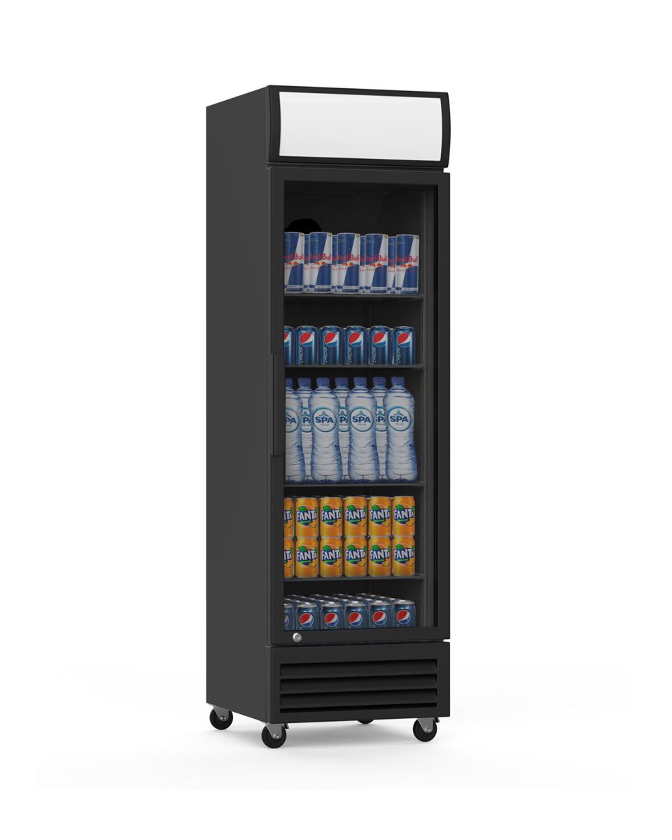Getränkekühlschrank - 360 Liter - 1 Tür - Schwarz - G-Line