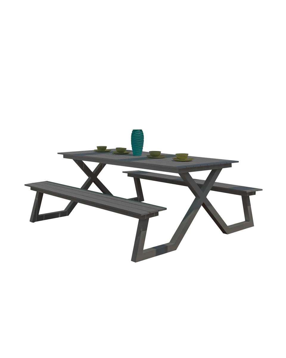 Picknick-Set - Aluminium Max - Grau - G-Line - HW71055