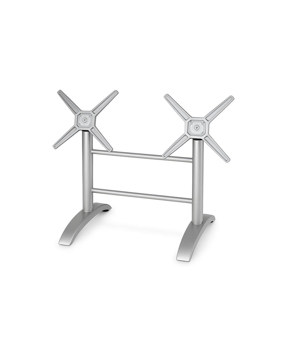 Tischgestell / Tischbein - Avilia Rect - Breit - Silber - G-Line