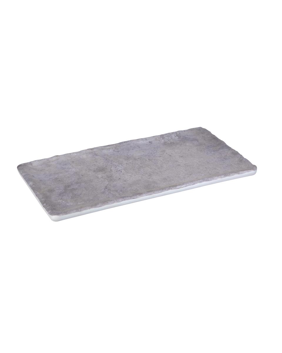 Teller - Stonestyle - Rechteckig - Melamin - B 17 x T 32,5 CM - G-Line
