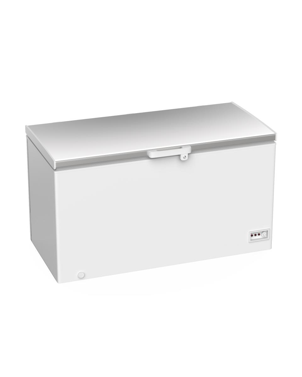 Gastronomie-Gefrierschrank – 500 Liter – Weiß – Edelstahldeckel – G-Line